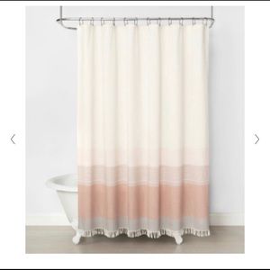 Hearth and hand shower curtain w/towel.